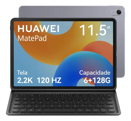 Tablet Huawei Matepad 11.5 6+128gb 120hz Com Teclado Cinza