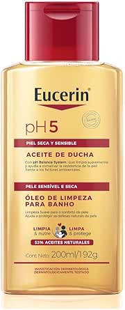Eucerin, Óleo de Limpeza para Banho pH5 200ml