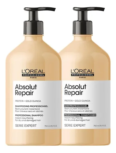 Kit L'oréal Pro Gold Quinoa - Shampoo E Condicionador 750ml