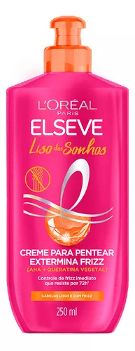 Creme p/ Pentear L'Oréal Paris Elseve Liso dos Sonhos 250ML