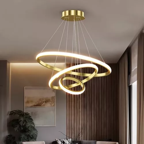 Luminaria Led Pendente 60w Design Moderno Bivolt 3 Em 1