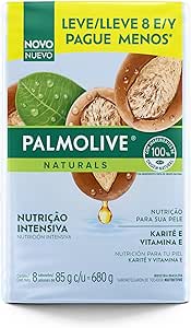 Sabonete em Barra Palmolive Naturals Nutrição Intensiva Karité e Vitamina E 85g