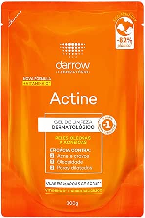 DARROW ACTINE GEL DE LIMPEZA REFIL 300G, Cor: Laranja, Número itens:1