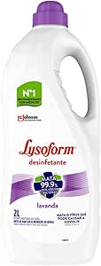 Lysoform Lavanda, Desinfetante Líquido, Limpeza Pesada e Eficiente, 2L