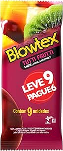 Blowtex Preservativo Tutti Frutti Leve 9 Pague 6 Unidades