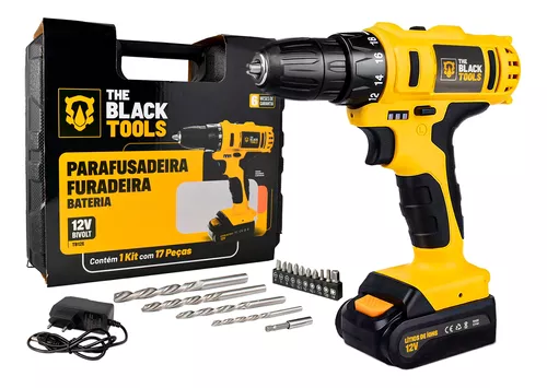 Parafusadeira Furadeira 3/8 Bivolt A Bateria 12v