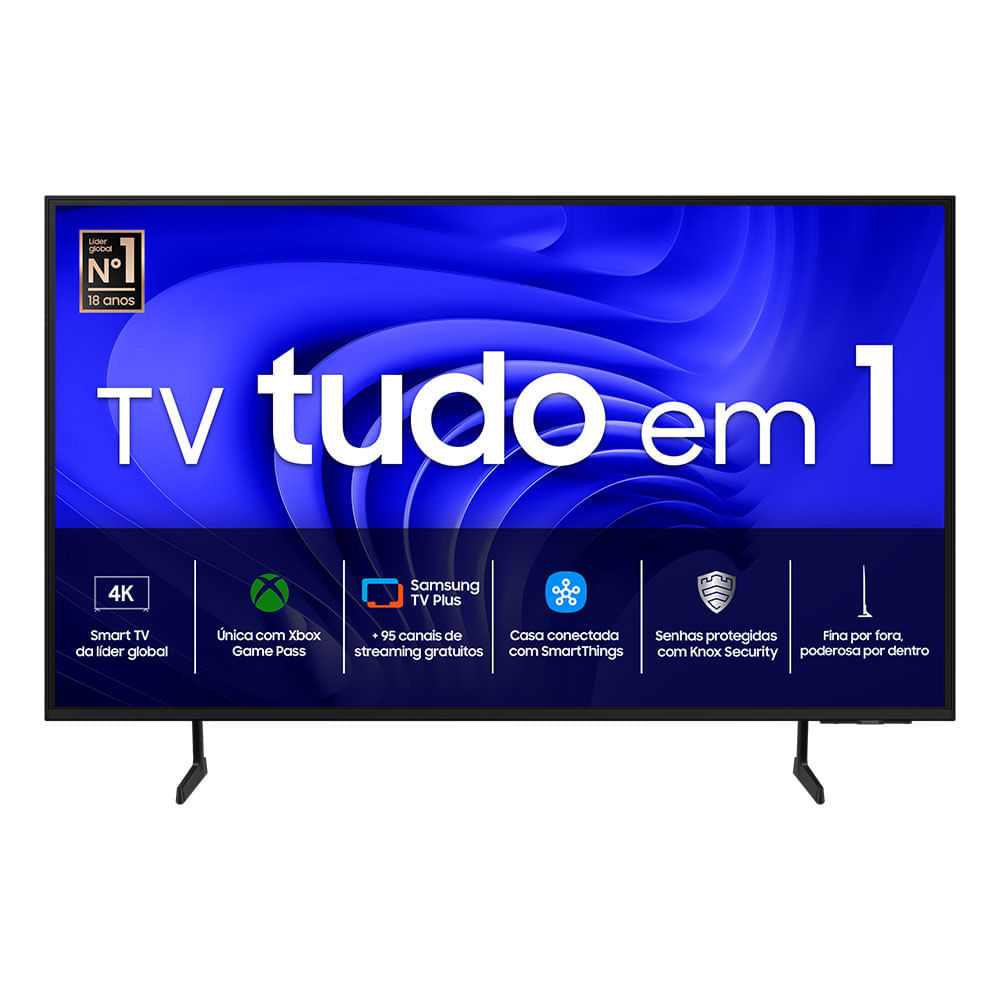 Samsung Smart TV 60" UHD 4K 60DU7700 2024, Processador Crystal 4K, Gaming Hub, AI Energy Mode, Controle SolarCell, Alexa built in - Samsung Brasil | Celulares & Tablets | TV & Audio | Eletrodomesticos | Outros
