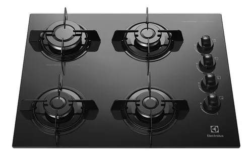 Cooktop A Gás 4 Bocas Electrolux (ke4gp) Cor Preto 127V/220V