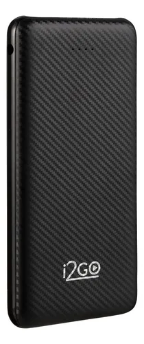 Carregador Portátil Power Bank I2go 10000mah Preto