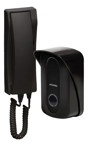 Porteiro Eletrônico Interfone Residencial Protection Pt-270 Cor Preto/preto 127/220V