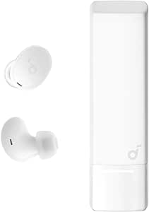 Soundcore A30i da Anker Fone De Ouvido Bluetooth 5.4, Design em Forma de Batom Compactos e Leves para Conforto Prolongado, 15H de Reprodução com ANC Ligado, IP54, Branco