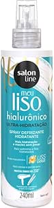 Salon Line, Defrizante Protetor Térmico, Meu Liso, Hialurônico, Vegano - Cabelos Lisos, 240 ml