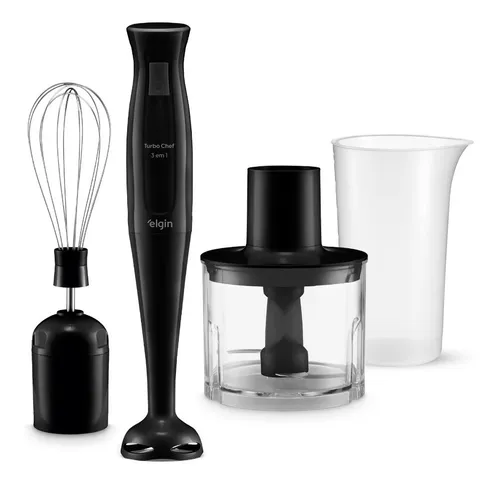 Mixer Turbo Chef 3 Em 1 200w Triturador E Fuet 127v Elgin