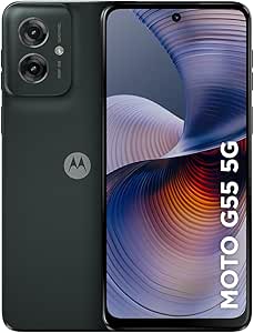 Smartphone Motorola Moto g55 5G - 256GB 16GB (8GB RAM+8GB Ram Boost) e Camera 50MP com AI NFC Tela 6.5" com Superbrilho - Preto