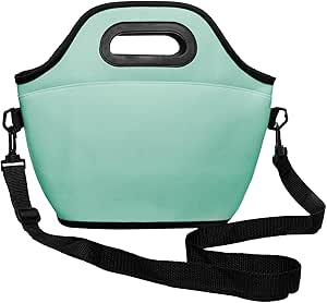 LYOR - Bolsa Térmica de Neoprene com Alça Verde 30cm x 15cm x 29cm - Alimentos, Bebidas e Medicamentos
