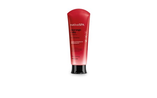 Loção o Boticário Nativa SPA Morango Ruby | Beleza na Web