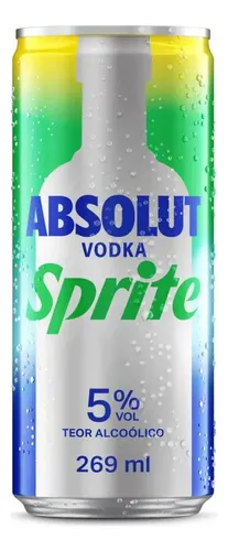 Absolut Vodka Sprite Lata 269ml - Pack 6 Unidades