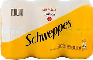 Pack de Schweppes Tônica Sem Açúcar 350ml 6 unidades