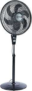 Ventilador de Coluna Mallory Delfos TS+ 126W, Silencioso, Com Hélice de 6 pás - PR-GR - 127V