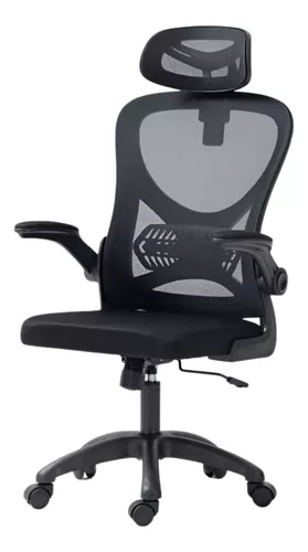 Cadeira Office Giratoria Presidente Columbus Rivatti Preto Material do Estofamento Tela Mesh