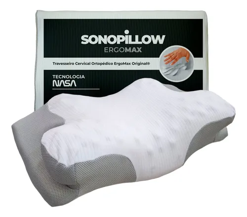 Travesseiro Ortopedico Da Nasa Anti Refluxo Alto 12cm Firme
