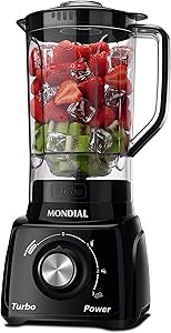 Liquidificador Turbo Power, Mondial, Preto, 550W, 110V - L-99 FB