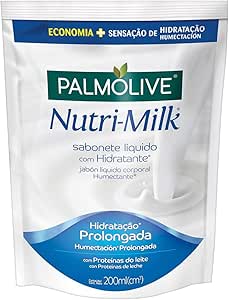 Palmolive Sabonete Líquido Nutri-Milk Hidratante 200Ml Refil