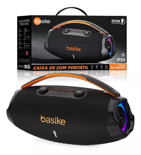 Caixa Som Tws 80w Estéreo Alta Hifi Ajuste Graves / Agudos