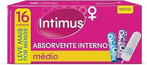 Intimus Absorvente Interno Médio - 16 Unidades