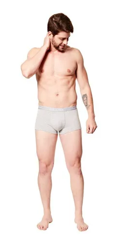 Kit 2 Cuecas Boxer Masculinas Elástico Calvin Klein